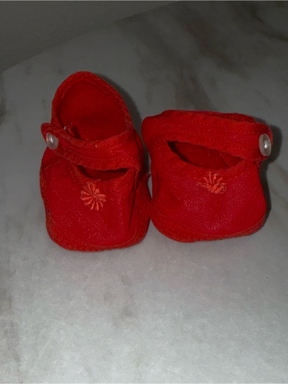 Cabbage patch kids red vintage cloth shoes